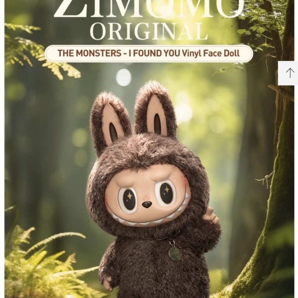 Zimomo Labubu I Found You Original Vinyl Face Doll Christmas 🎄